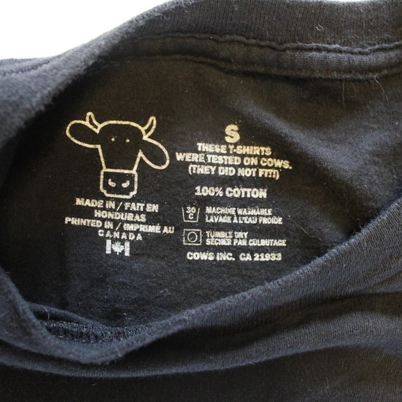 Rocket Man cows  black Tee - Picture 3 of 8